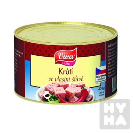 detail Viva Krůtí ve Vlastní Šťávě 400g