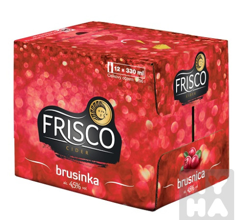 detail Frisco 330ml Brusinka