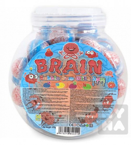 Brain bubble gum with jam 13g/50ks
